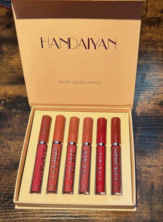 Conjunto de Batons Líquidos Matte Handaiyan