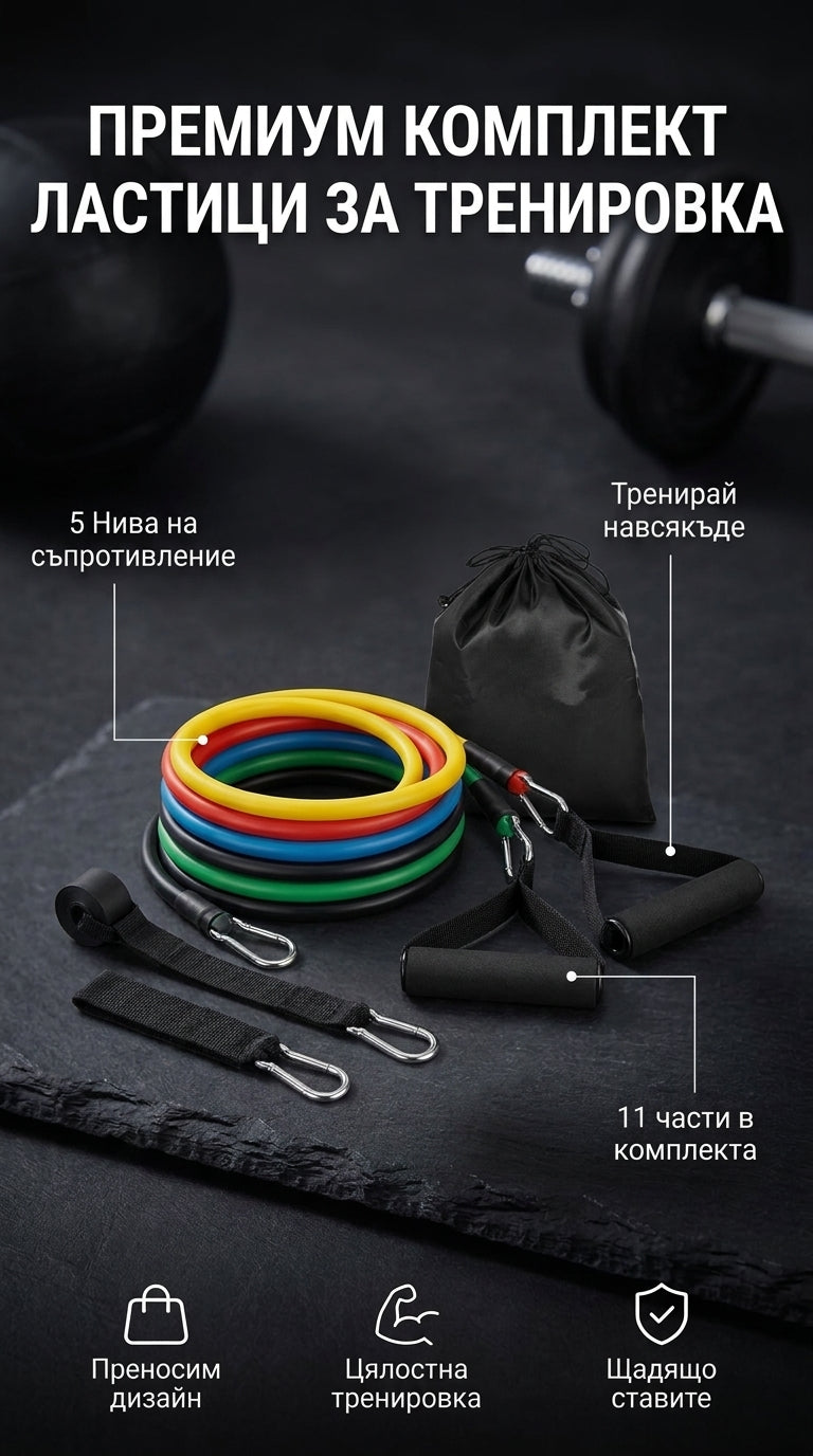 OmniFlex™ 11-в-1 Домашна Фитнес Система