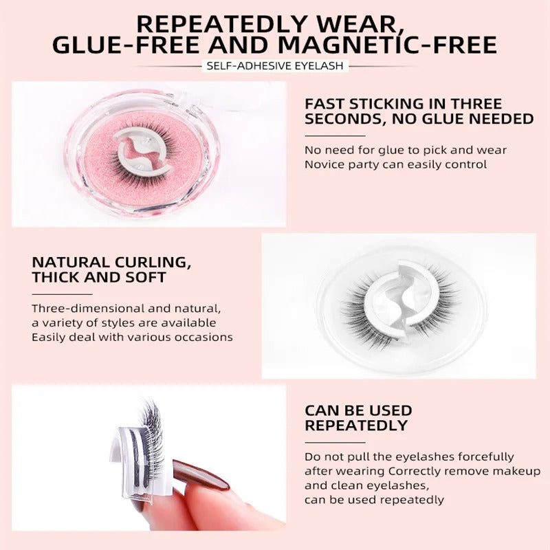 Reusable Self-Adhesive Eyelashes