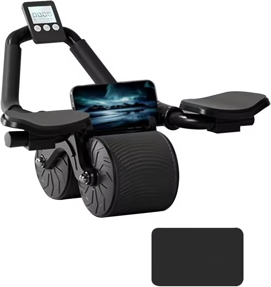 Rolo Abdominal 2-em-1 de Retorno Automático