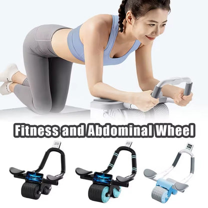 Rolo Abdominal 2-em-1 de Retorno Automático