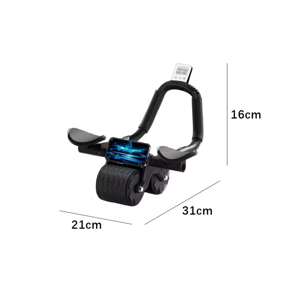 Rolo Abdominal 2-em-1 de Retorno Automático